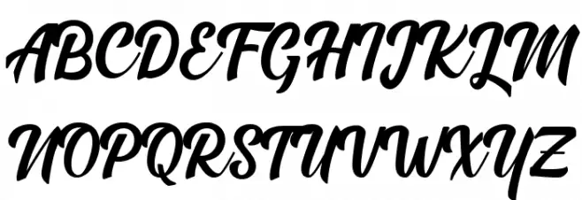 Madison Script フォント 大文字