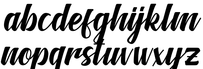 Madison Script Font LOWERCASE