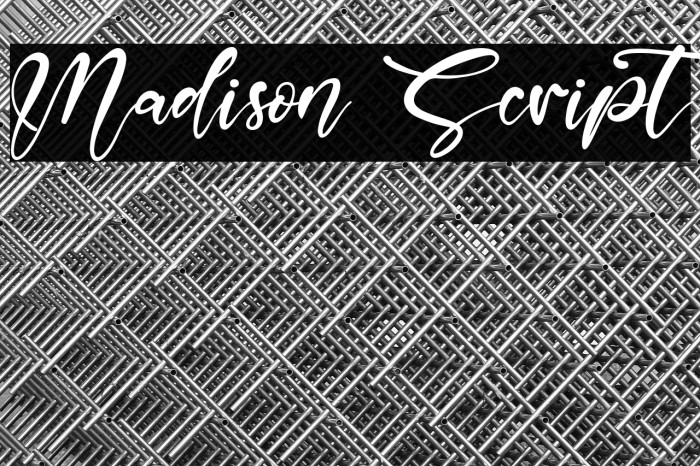 Madison Script Example 1