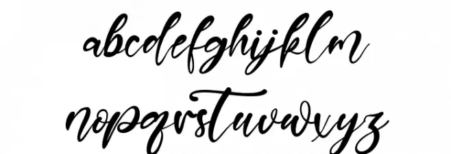 Madison Script Schriftart Kleinbuchstaben