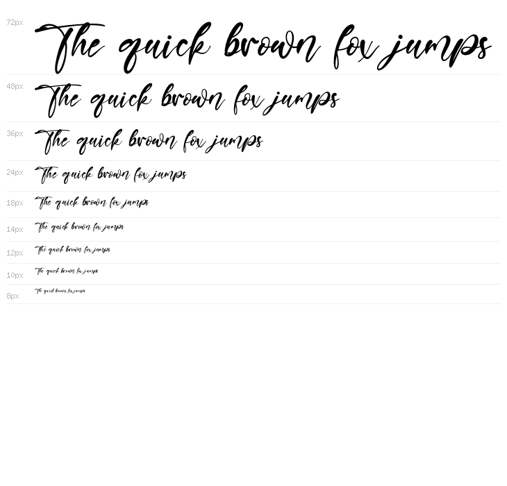 MadisonScript Waterfall