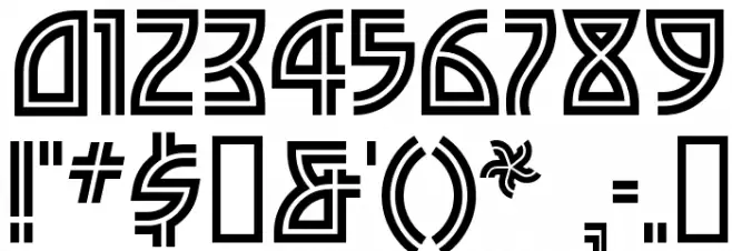 MadisonSquare Incised फ़ॉन्ट अन्य घर का काम