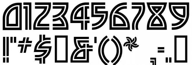 MadisonSquare Incised Font OTHER CHARS