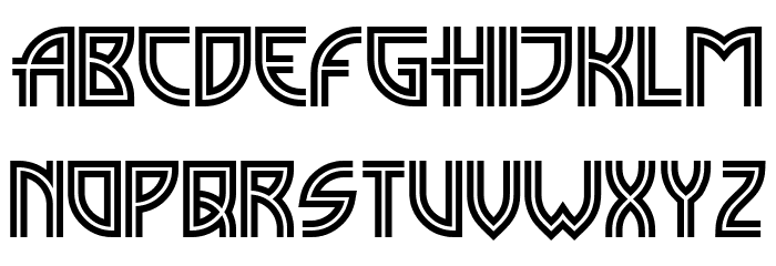 MadisonSquare Incised Font LOWERCASE