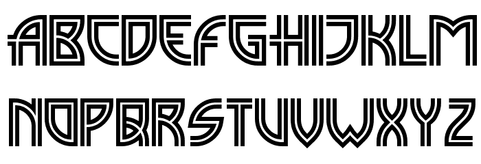 MadisonSquare Incised Font LOWERCASE