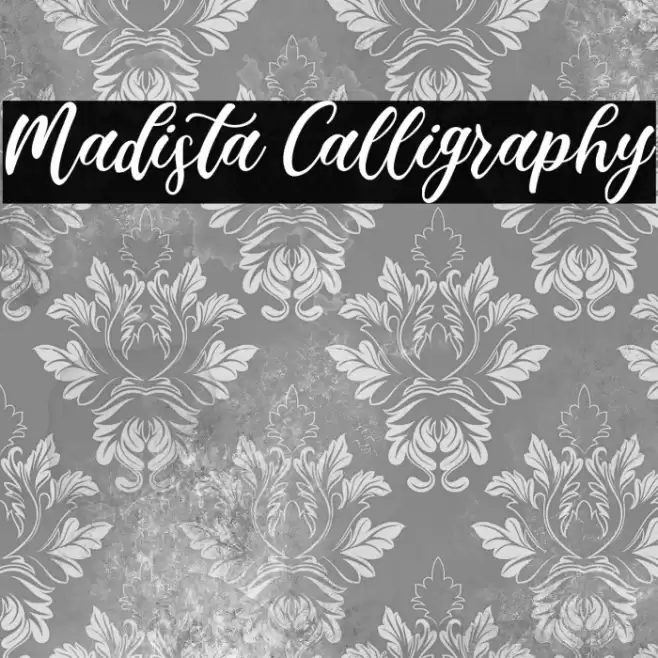 Madista Calligraphy Font examples