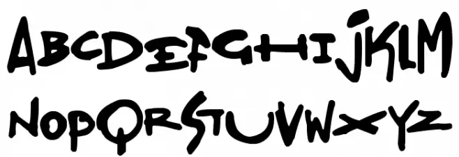 Madjumbles Font UPPERCASE