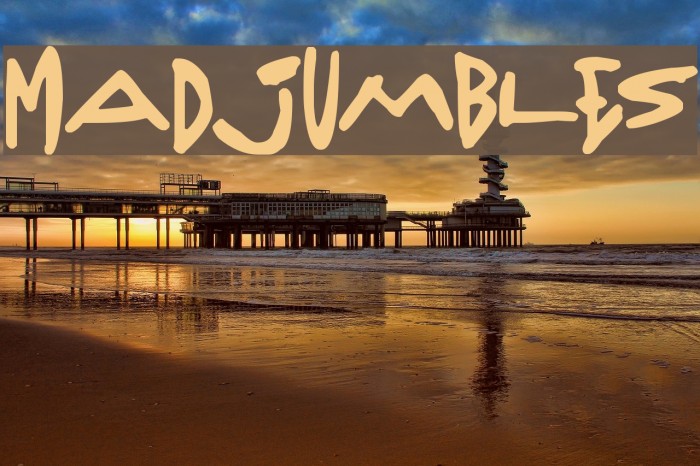 Madjumbles Font examples