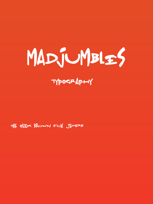 Madjumbles Poster