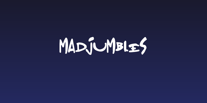 Madjumbles Social Header