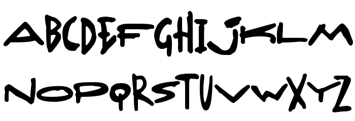 Madjumbles Font LOWERCASE