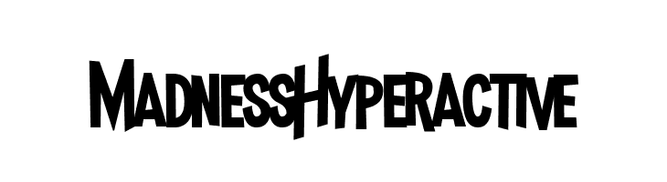 Madness Hyperactive  Descarca Fonturi Gratis
