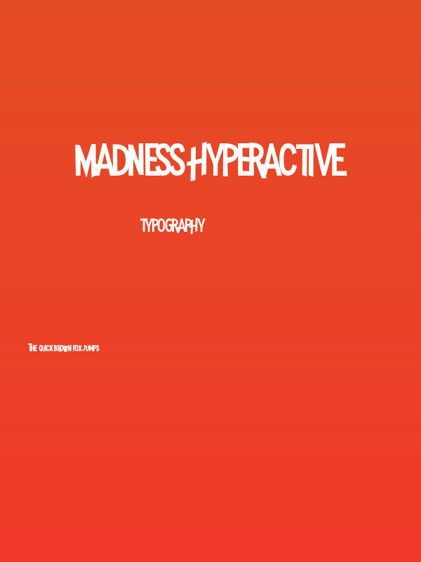 Madness Hyperactive Poster