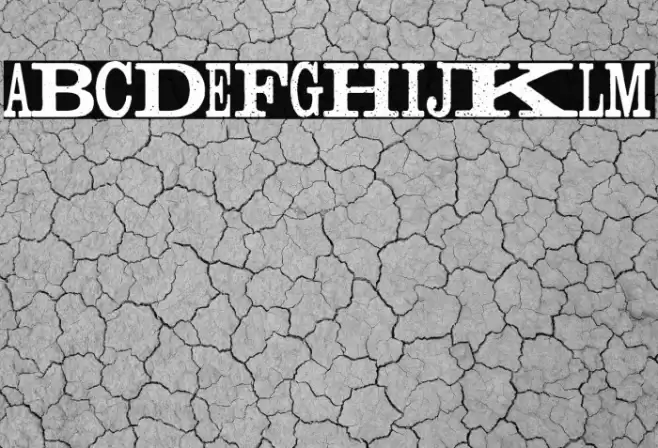 Madness Press Font examples