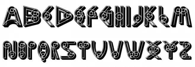 Madness Regular Schriftart Kleinbuchstaben