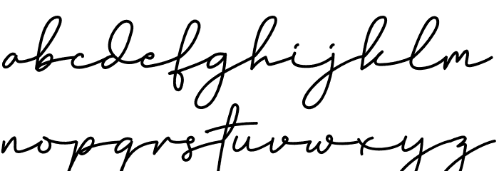 Madona Font LOWERCASE