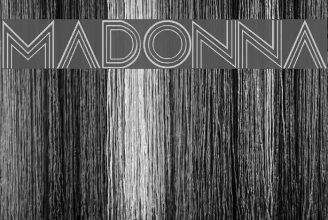 Madonna Font examples