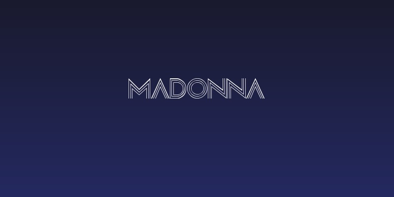 Madonna Social Header