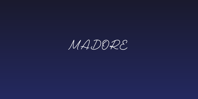 Madore Social Header