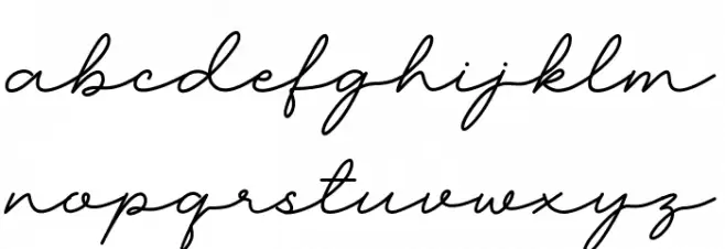 Madore Font LOWERCASE