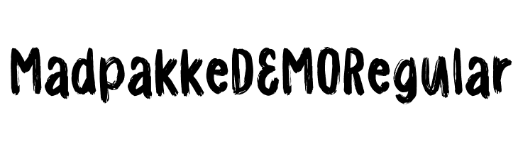 Madpakke DEMO Regular  フリーフォントのダウンロード