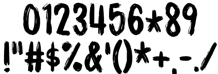 Madpakke DEMO Regular Font OTHER CHARS