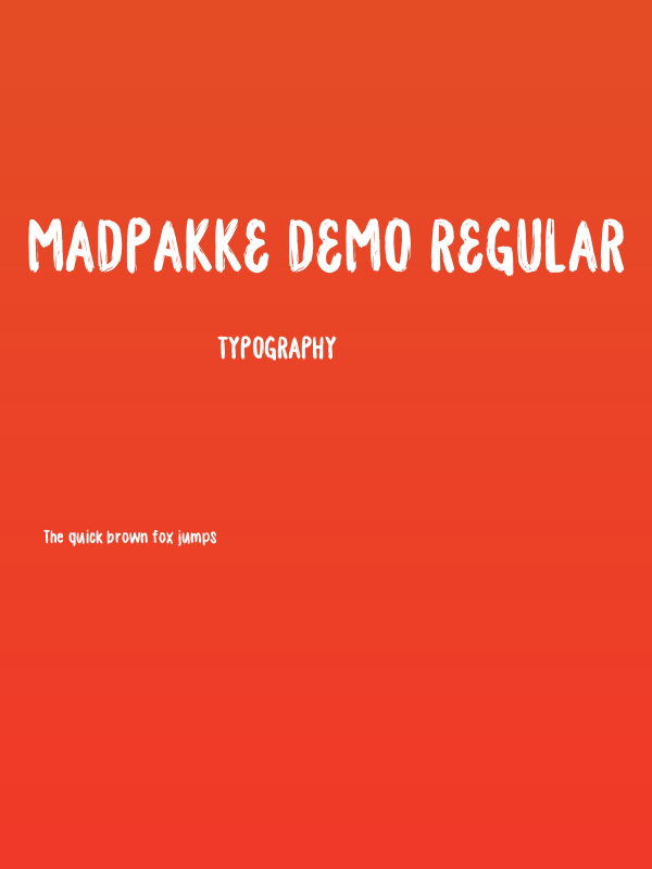 Madpakke DEMO Regular Poster
