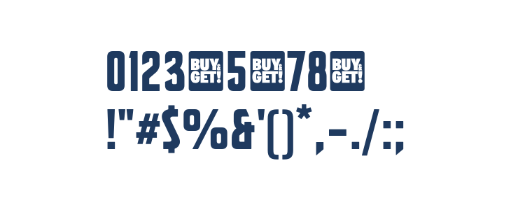 Madrague Bold FREE FOR PERSONAL USE ONLY Other Characters