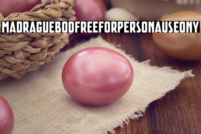 Madrague Bold FREE FOR PERSONAL USE ONLY Example 2