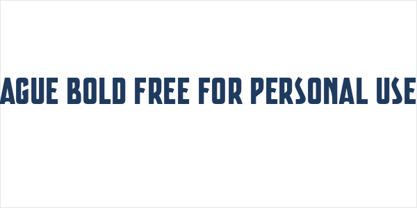 Madrague Bold FREE FOR PERSONAL USE ONLY Logo