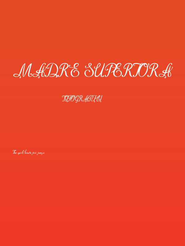 Madre Superiora Poster