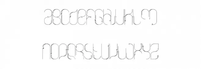 Madredeus Font LOWERCASE