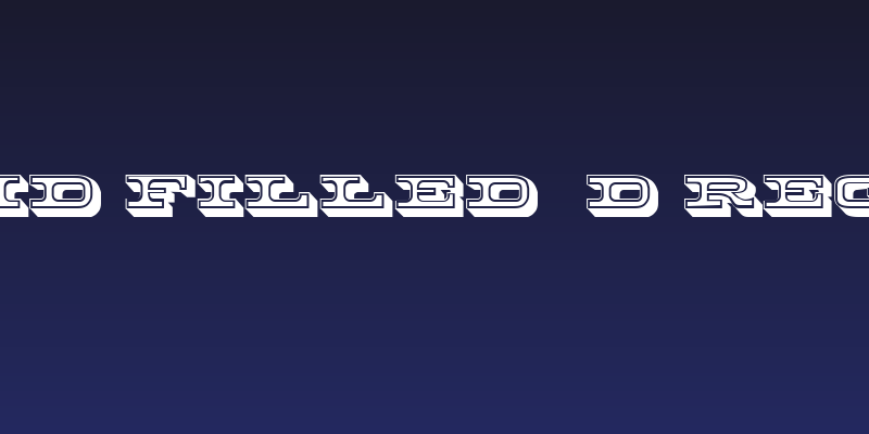 Madrid Filled 3D Regular Social Header