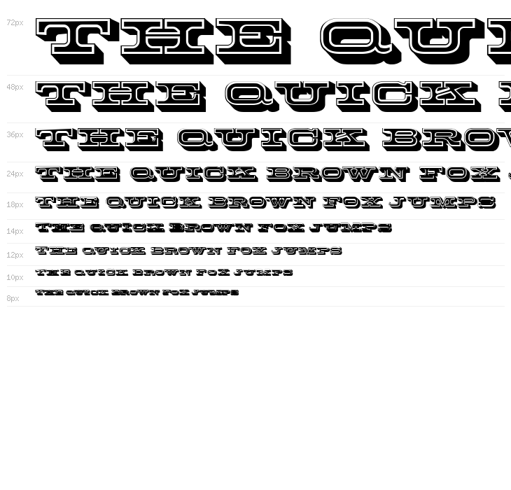 Madrid Filled 3D Regular Waterfall