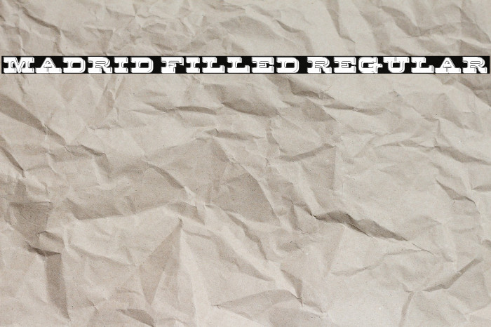 Madrid Filled Regular Example 1