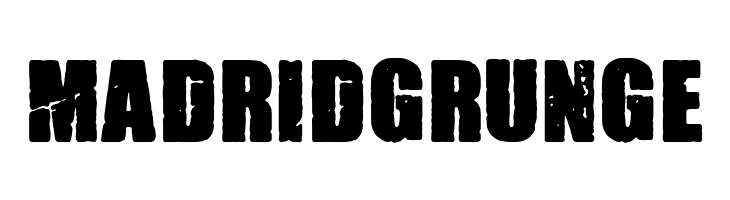 Madrid Grunge  フリーフォントのダウンロード