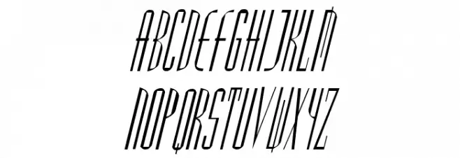 Madrid Italic फ़ॉन्ट अपरकेस
