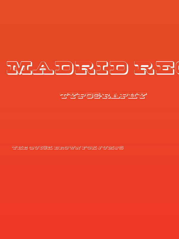 Madrid Regular Poster