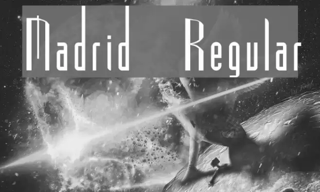 Madrid Regular Caratteri examples