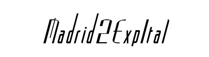 Madrid2ExpItal  font caratteri gratis