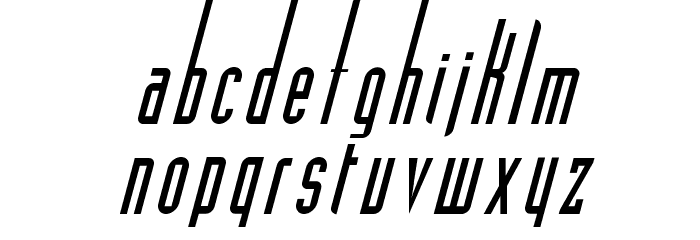 Madrid2ExpItal Font LOWERCASE