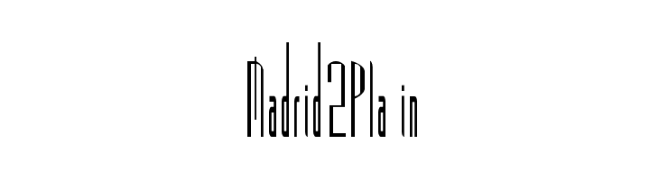 Madrid2Plain  baixar fontes gratis