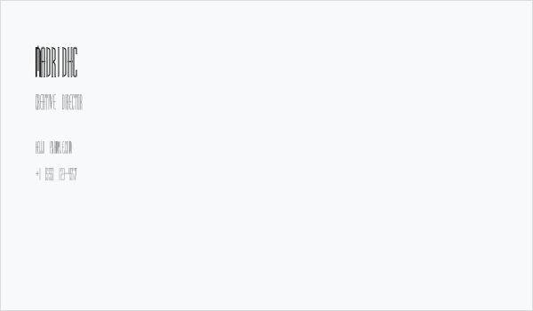 MadridHC Business Card