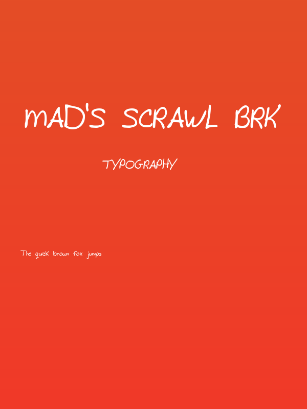 Mad's Scrawl BRK Poster