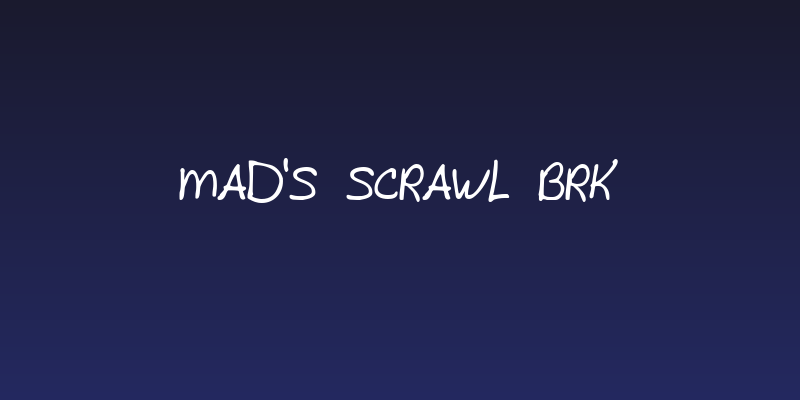 Mad's Scrawl BRK Social Header