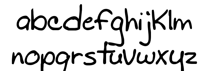 Mad's Scrawl BRK Font LOWERCASE