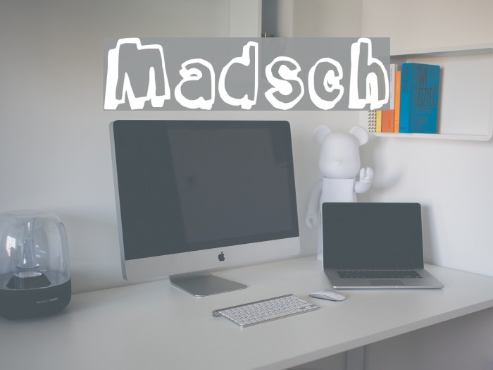 Madsch Font examples