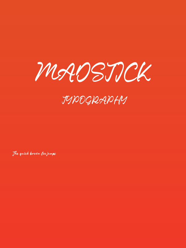 Madstick Poster