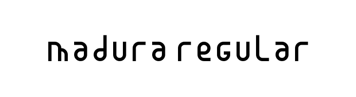 Madura Regular  フリーフォントのダウンロード