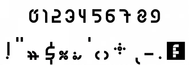 Madura Regular Font OTHER CHARS